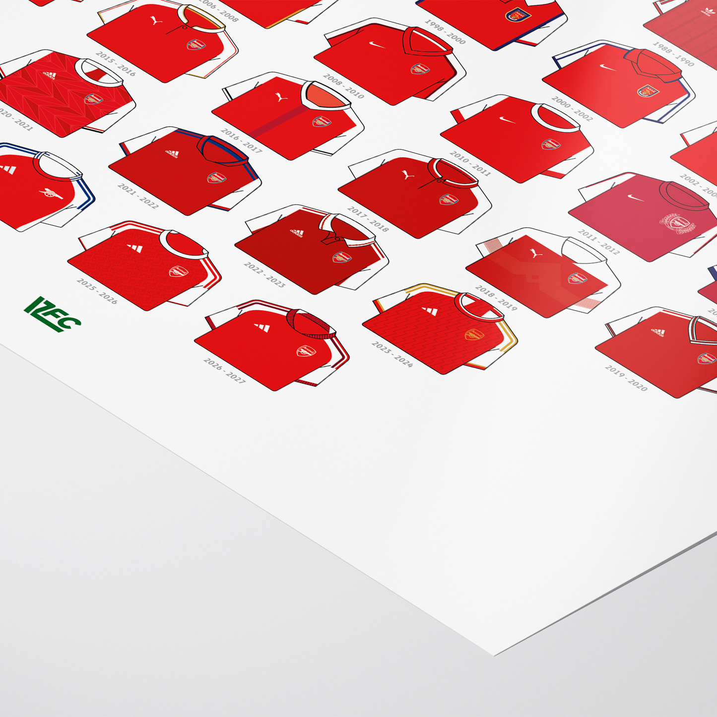Poster / Camisetas Arsenal FC 26-27 - Ilustrado por Vector FC