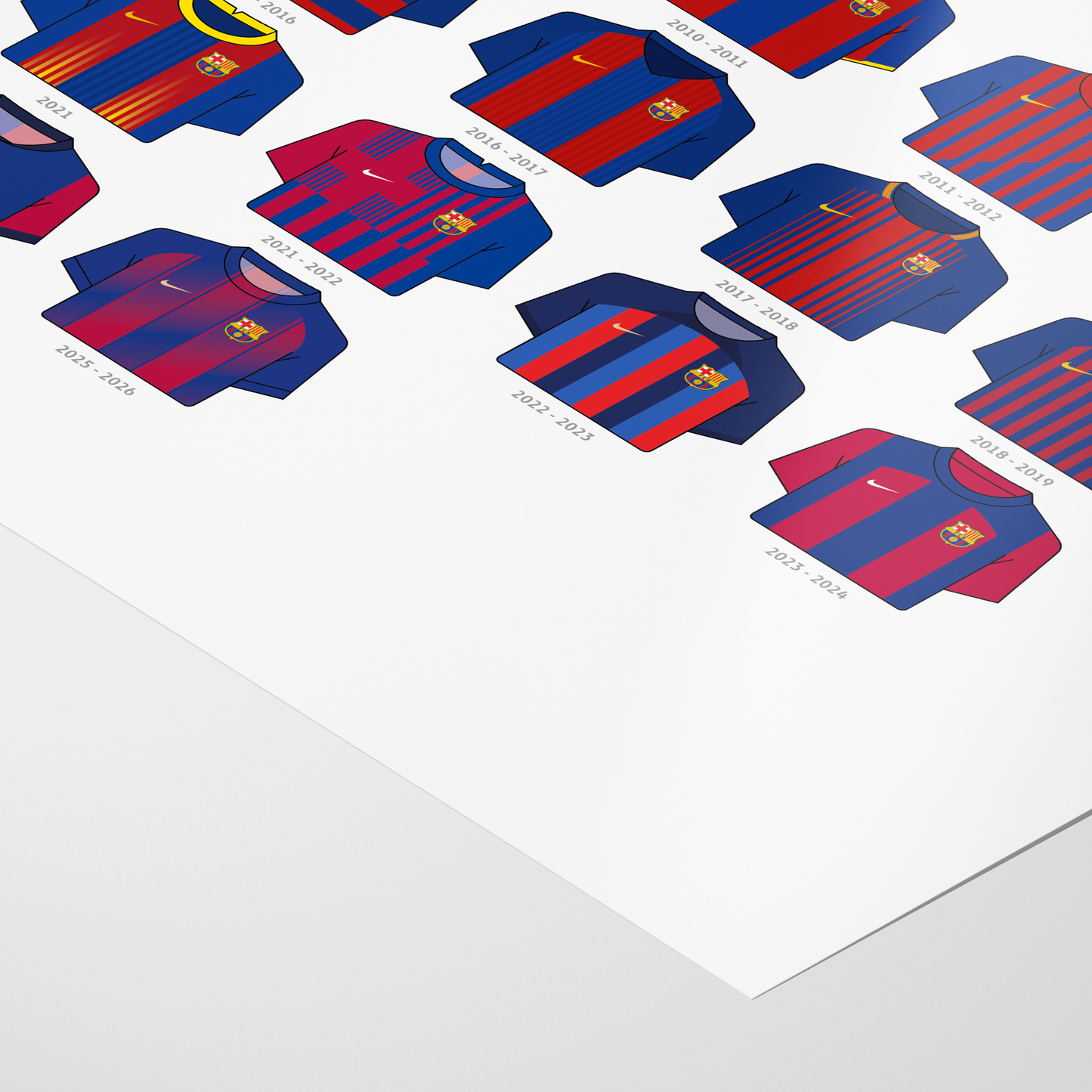 Poster / Camisetas Barcelona 2026 - Ilustrado por Vector FC