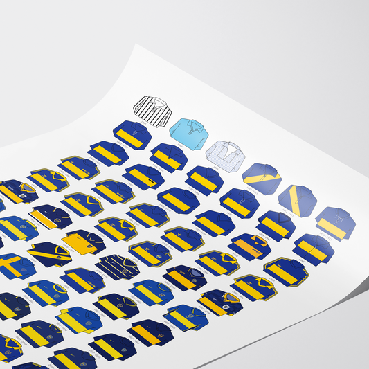 Poster / Camisetas Boca Juniors 26-27 - Ilustrado por Vector FC