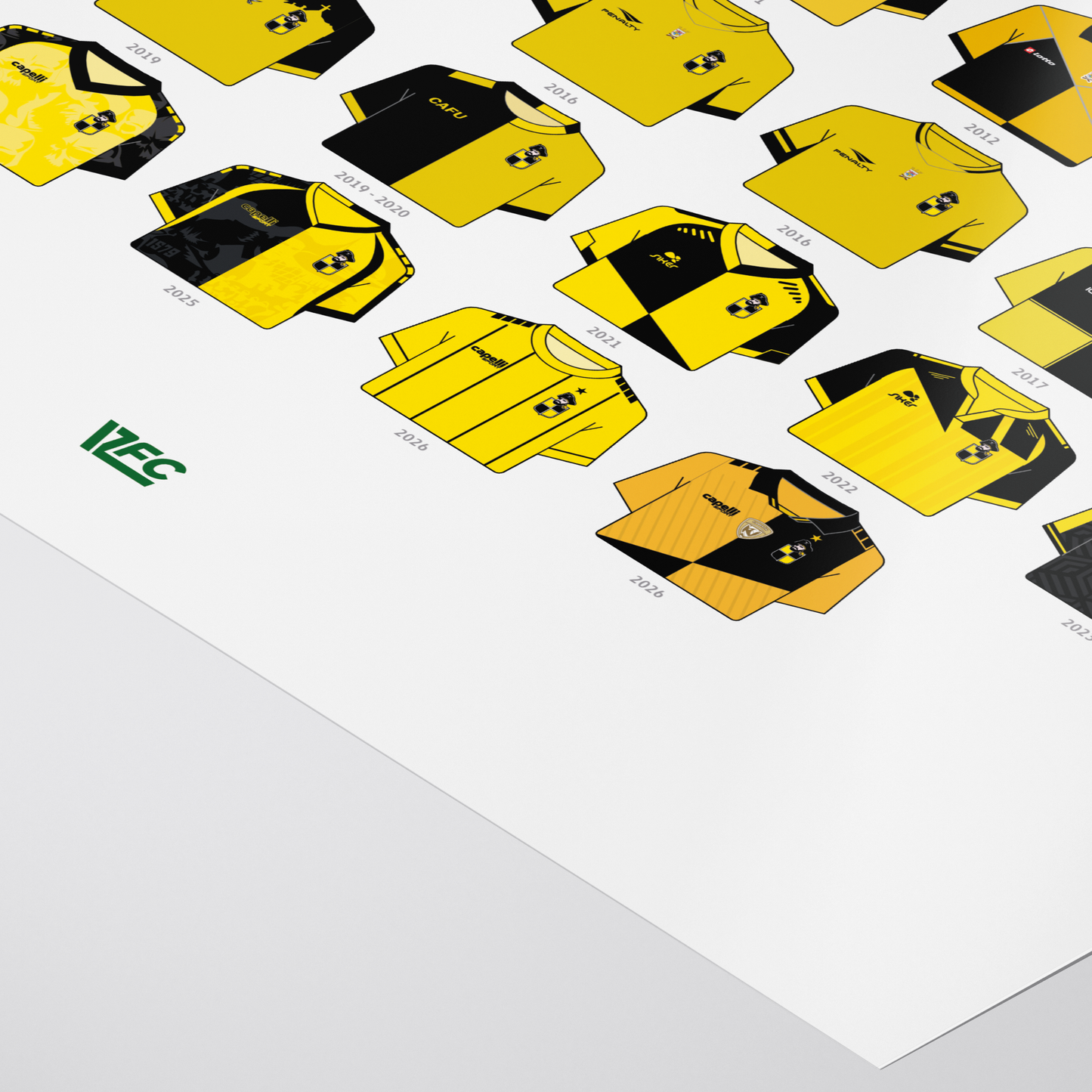 Poster / Camisetas Coquimbo Unido 2026 - Ilustrado por Vector FC