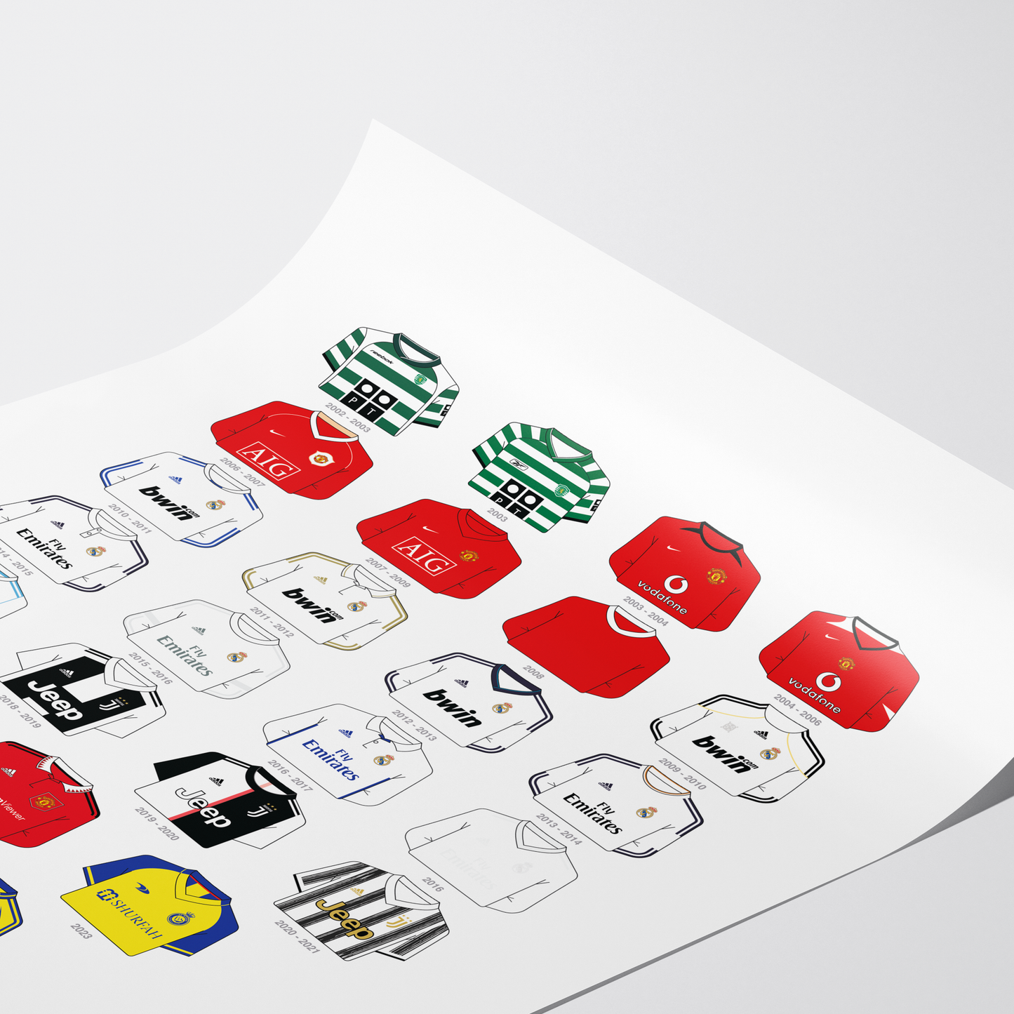 Poster / Camisetas Cristiano Ronaldo