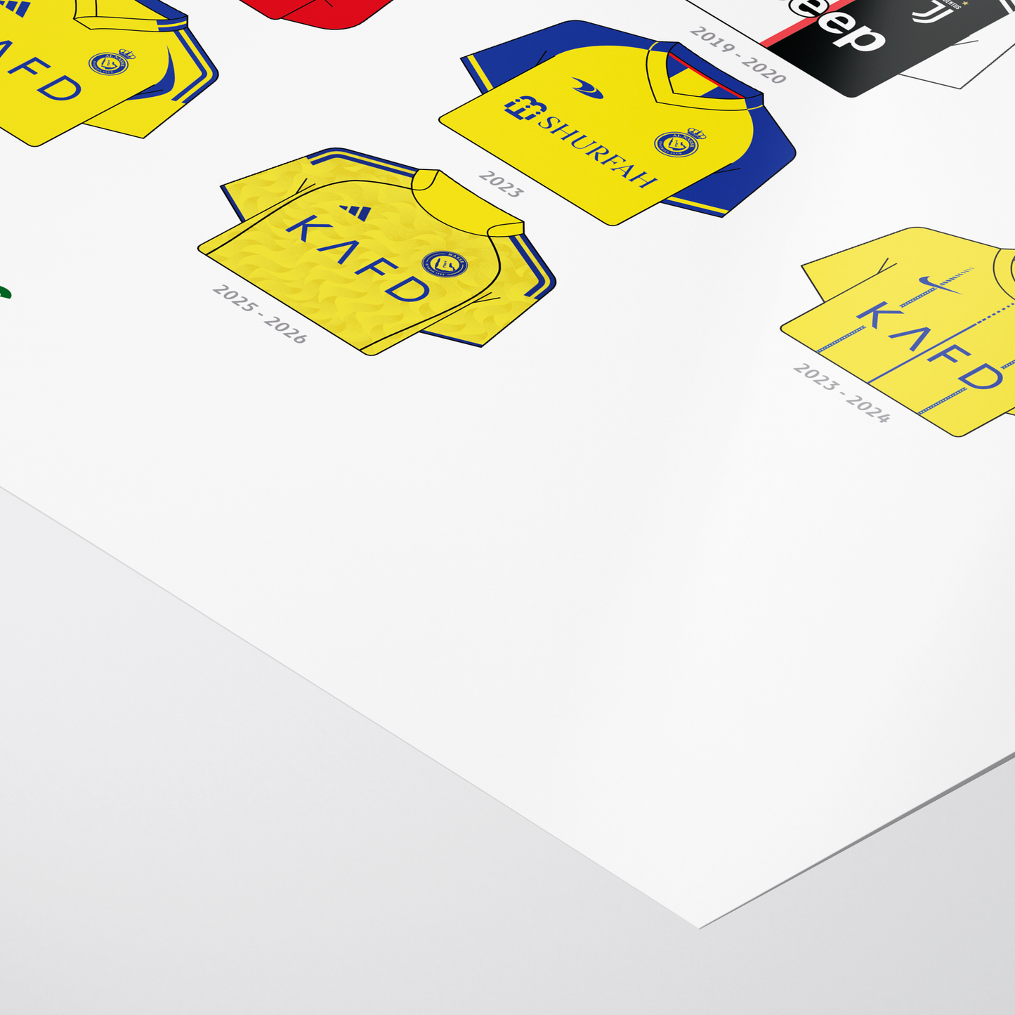 Poster / Camisetas Cristiano Ronaldo - Ilustrado por Vector FC