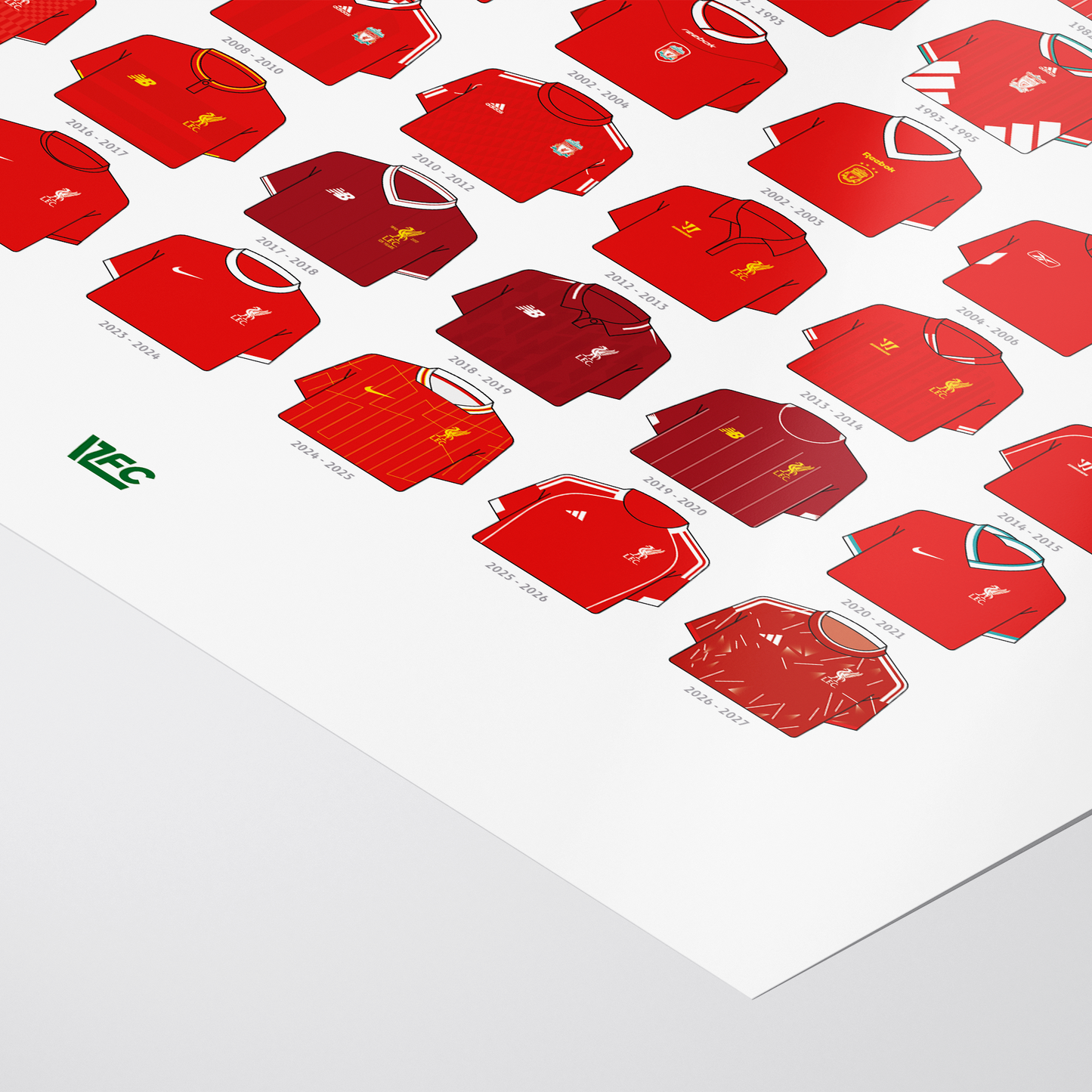 Poster / Camisetas Liverpool FC 26-27 - Ilustrado por Vector FC