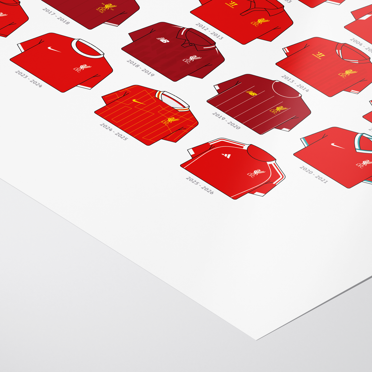 Poster / Camisetas Liverpool FC 2026 - Ilustrado por Vector FC