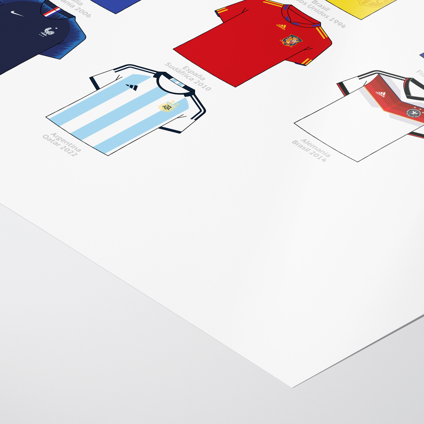 Poster / Camisetas Campeones del Mundo