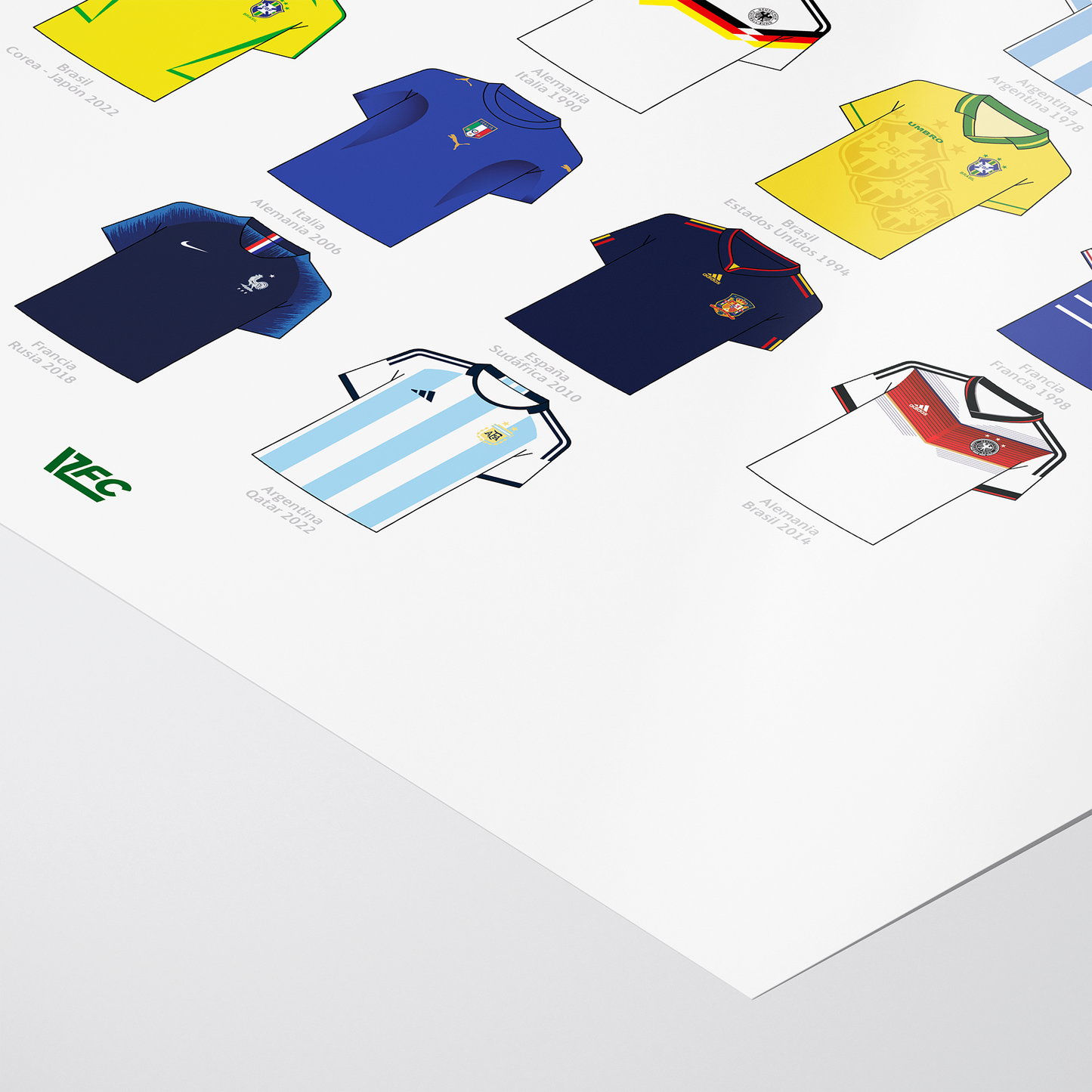 Poster / Camisetas Campeones del Mundo - Ilustrado por Vector FC