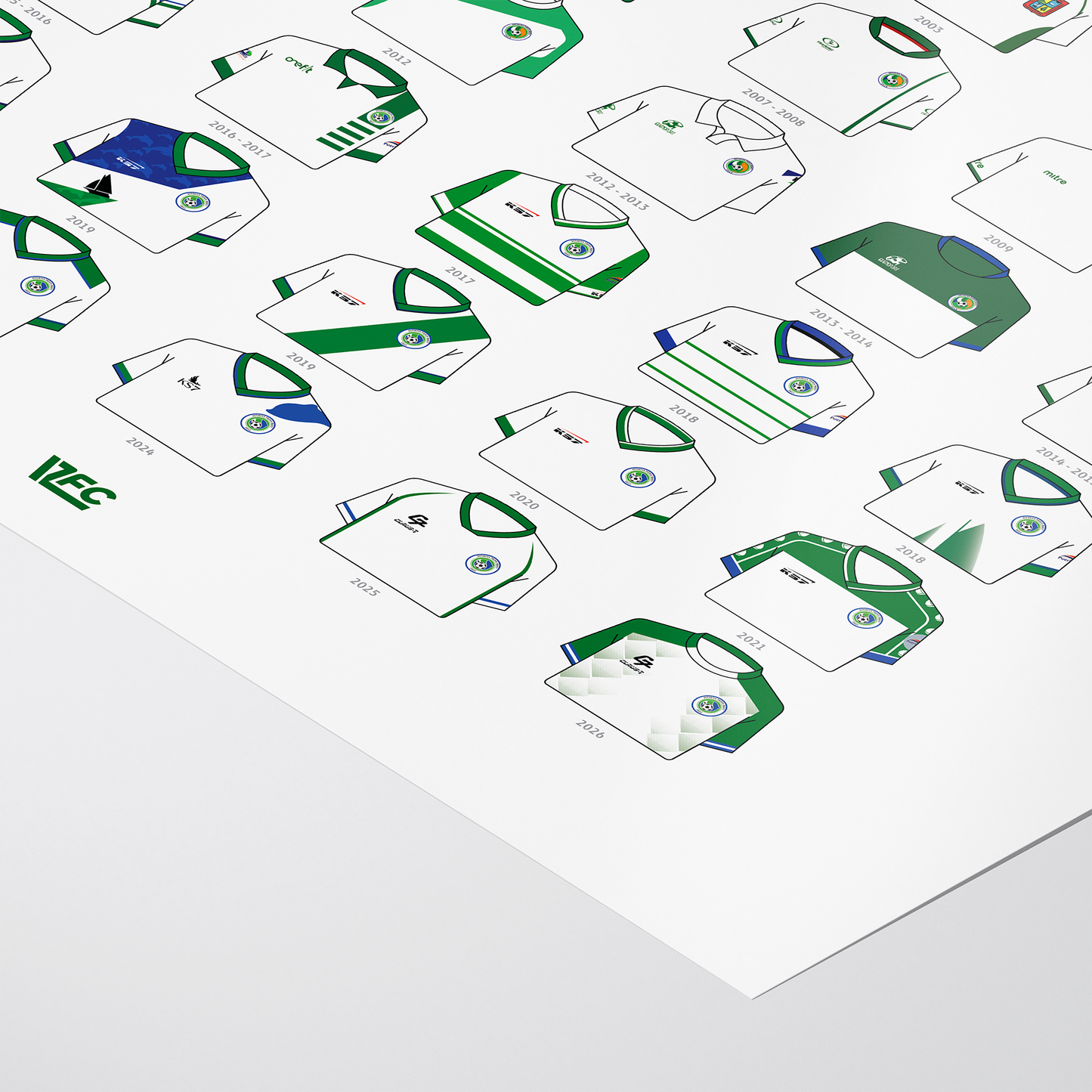 Poster / Camisetas D. Puerto Montt 2026 - Ilustrado por Vector FC