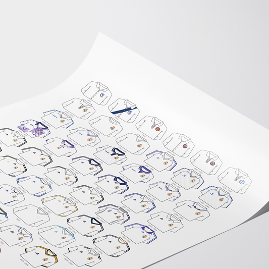 Poster / Camisetas Real Madrid 26-27 - Ilustrado por Vector FC