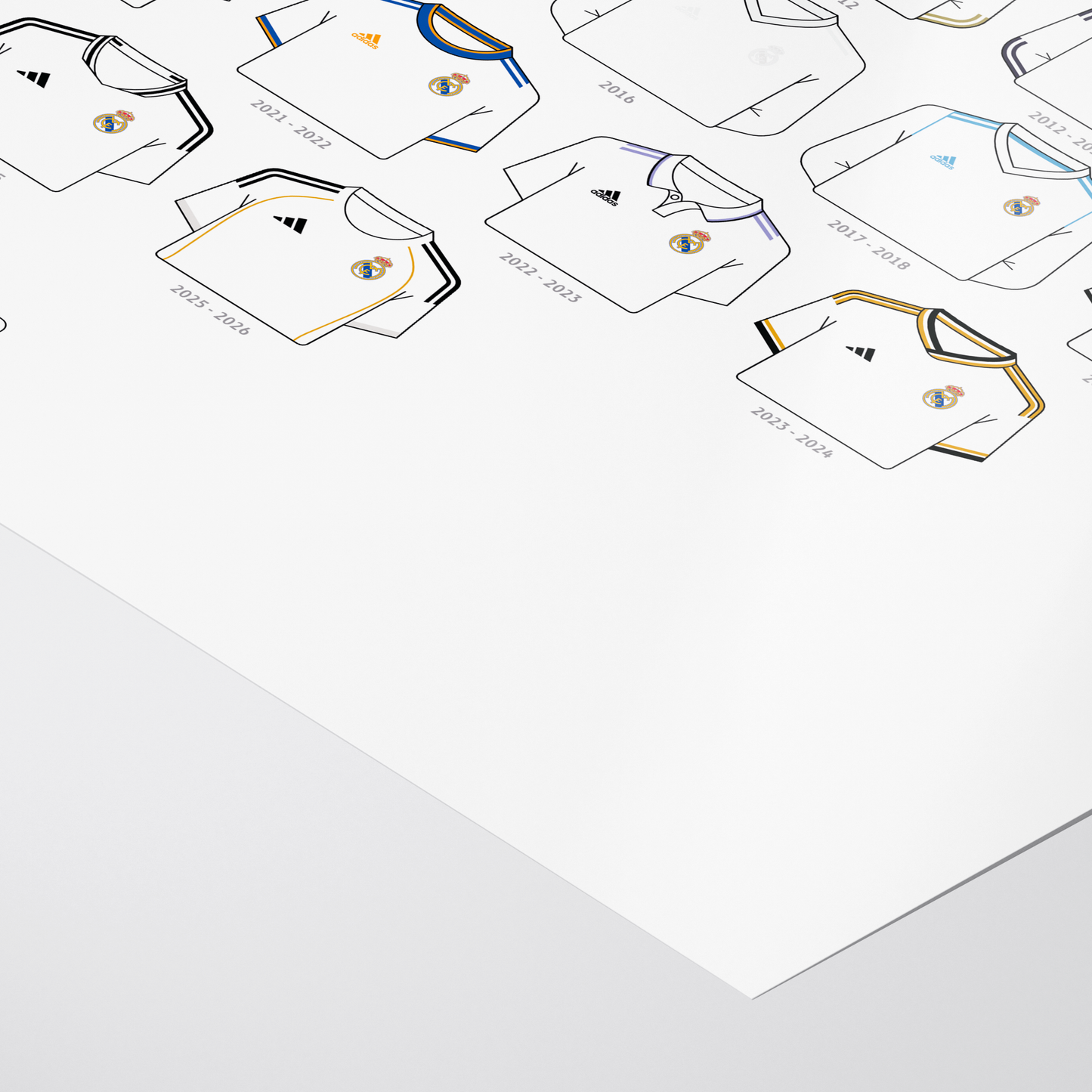 Poster / Camisetas Real Madrid 2026 - Ilustrado por Vector FC