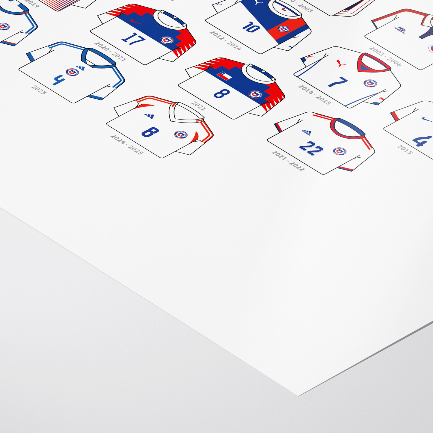 Poster / Camisetas Selección Chilena visita