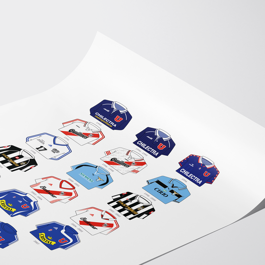 Poster / Camisetas Marcelo Salas - Ilustrado por Vector FC