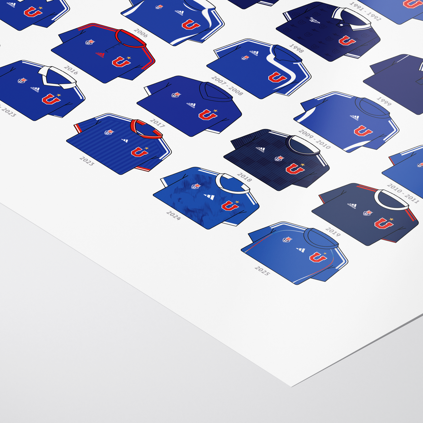 Poster / Camisetas U. de Chile - local
