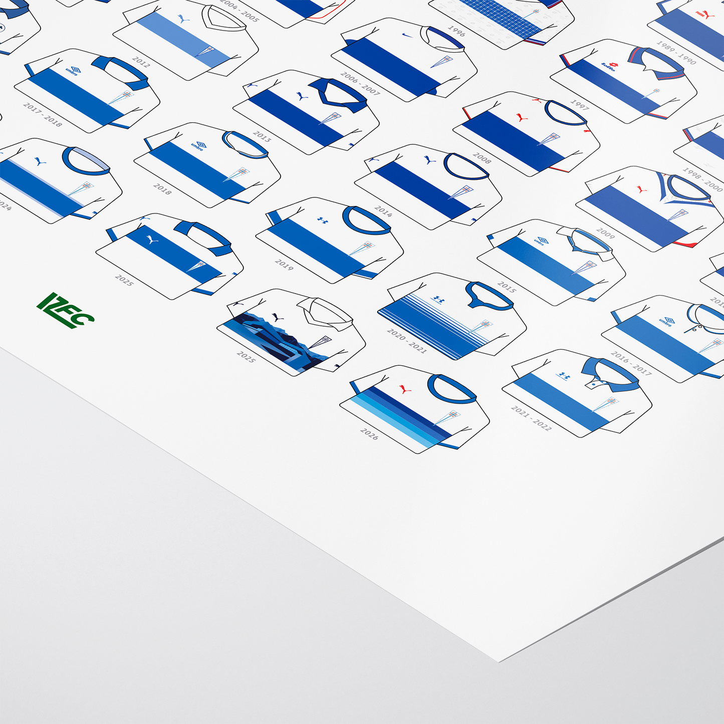 Poster / Camisetas U. Católica - local 2026 - Ilustrado por Vector FC