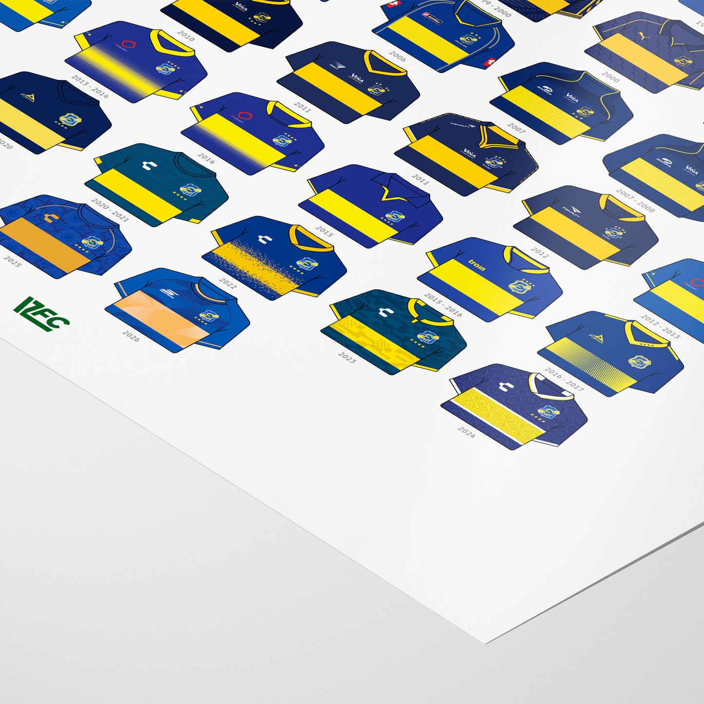 Poster / Camisetas Everton 2026 (2.0) - Ilustrado por Vector FC