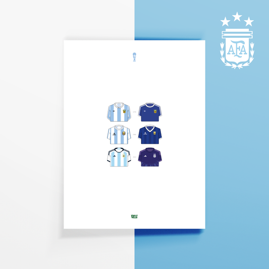 Poster / Camisetas Selección Argentina