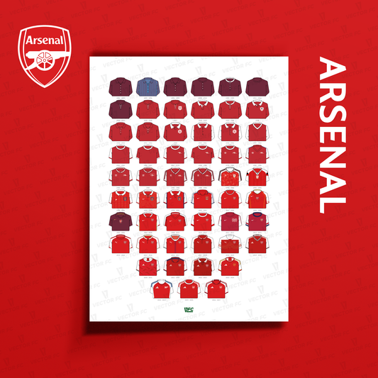 Poster / Camisetas Arsenal FC 26-27 - Ilustrado por Vector FC