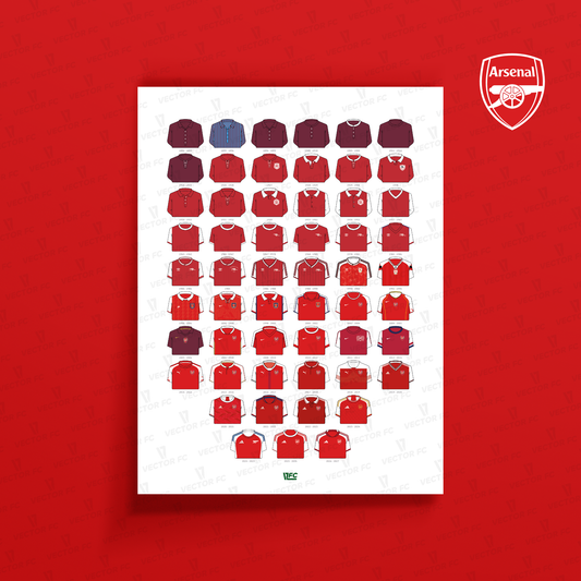 Poster / Camisetas Arsenal FC 26-27 - Ilustrado por Vector FC