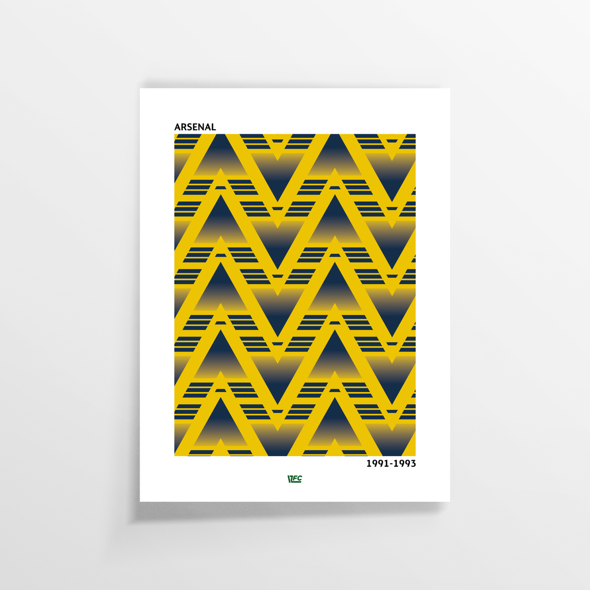 Poster / Arsenal 91-93 - Ilustrado por Vector FC