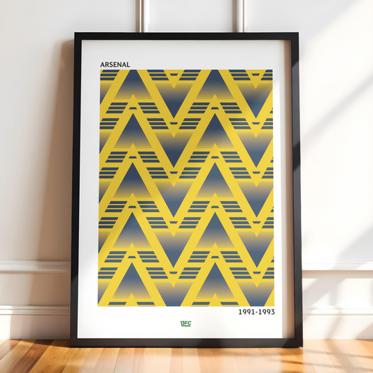 Poster / Arsenal 91-93 - Ilustrado por Vector FC