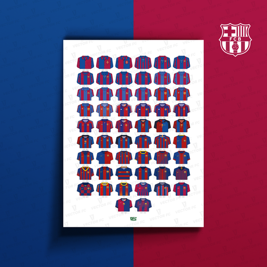 Poster / Camisetas Barcelona 2026 - Ilustrado por Vector FC