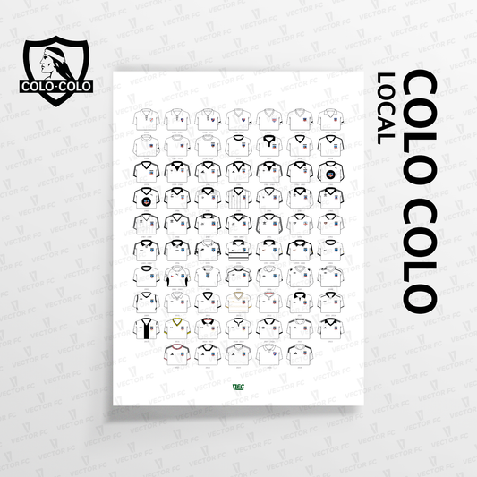 Poster / Camisetas Colo Colo - local 2026