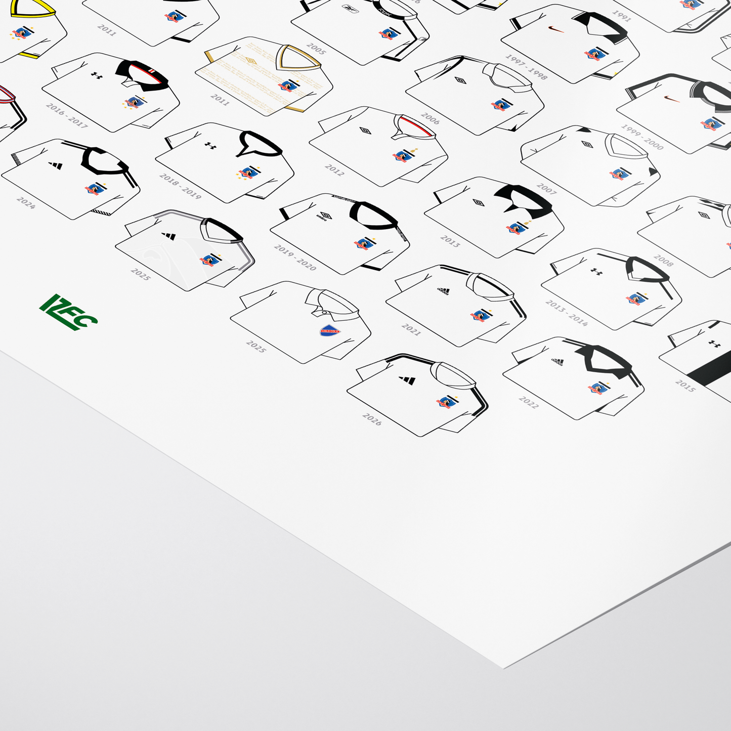 Poster / Camisetas Colo Colo - local 2026