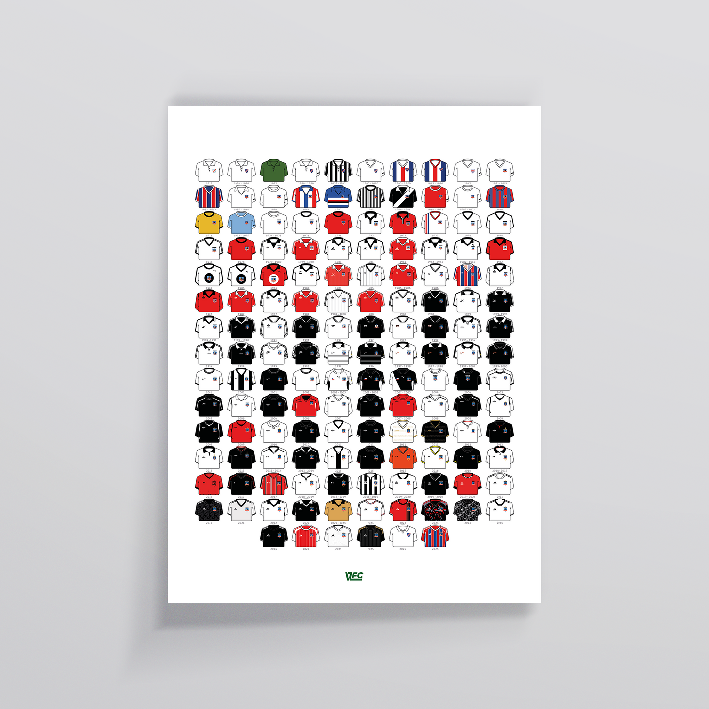 Poster / Camisetas Colo Colo (todas)