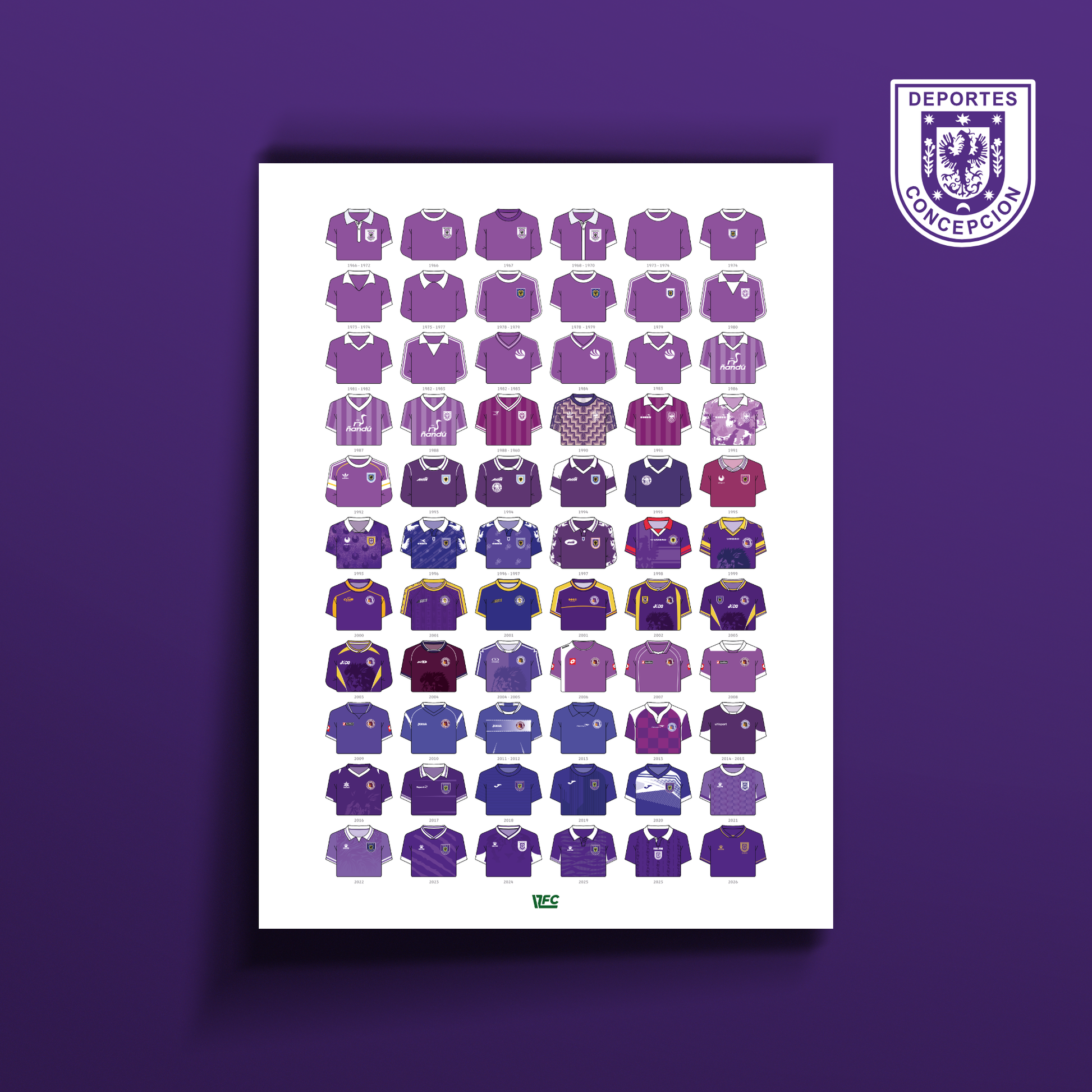 Poster / Deportes Concepción - Ilustrado por Vector FC