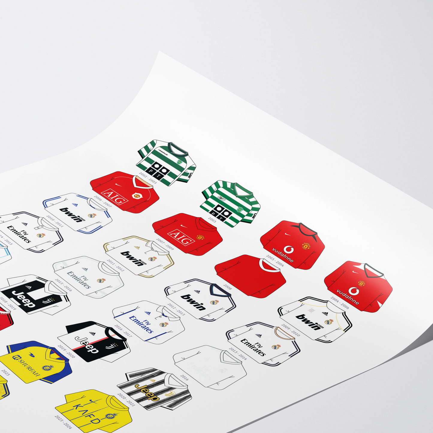 Poster / Camisetas Cristiano Ronaldo