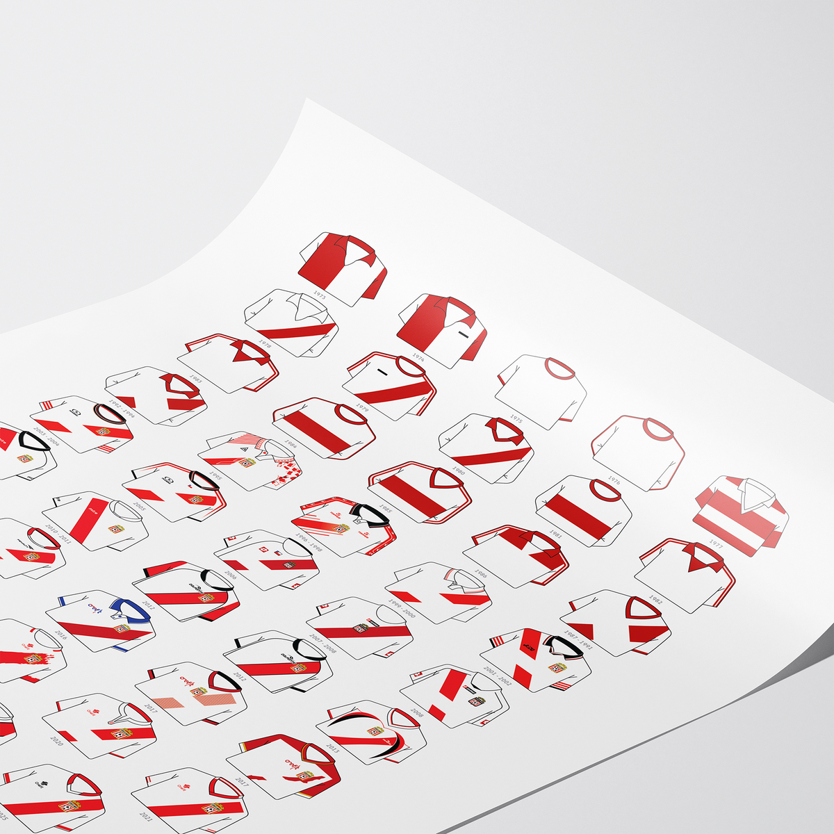 Poster / Camisetas Curicó Unido 2026 - Ilustrado por Vector FC