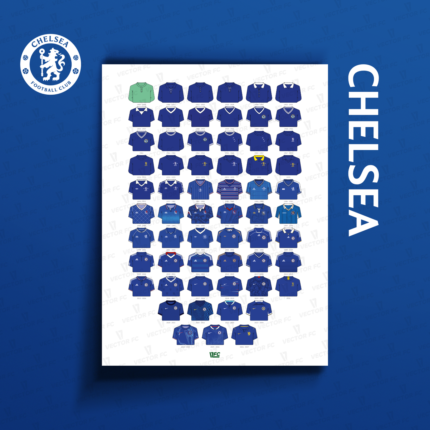 Poster / Camisetas Chelsea 26-27