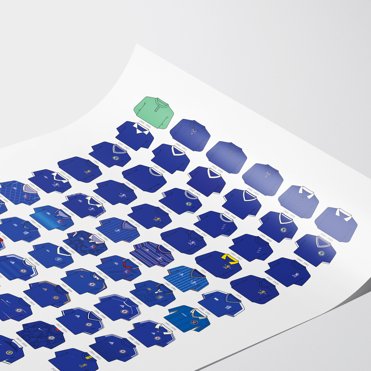 Poster / Camisetas Chelsea 26-27 - Ilustrado por Vector FC