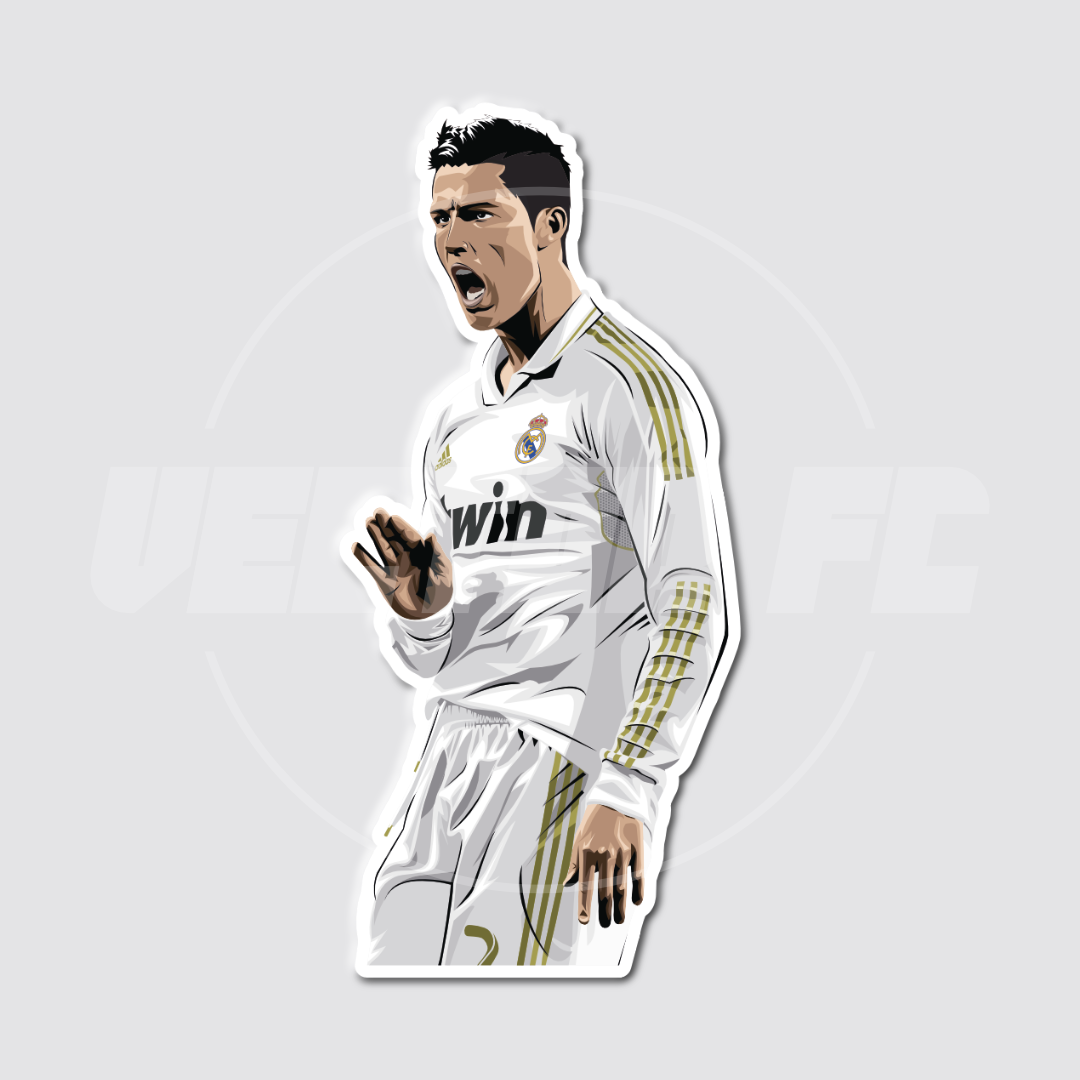 Sticker / Cristiano Ronaldo - Ilustrado por Vector FC