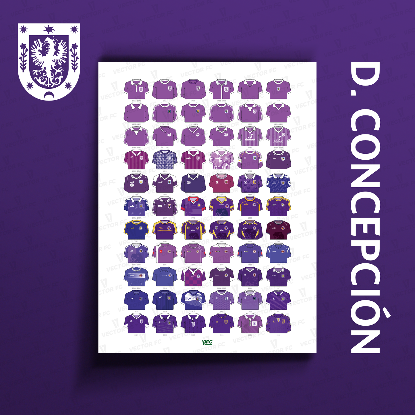 Poster / Deportes Concepción 2026 - Ilustrado por Vector FC