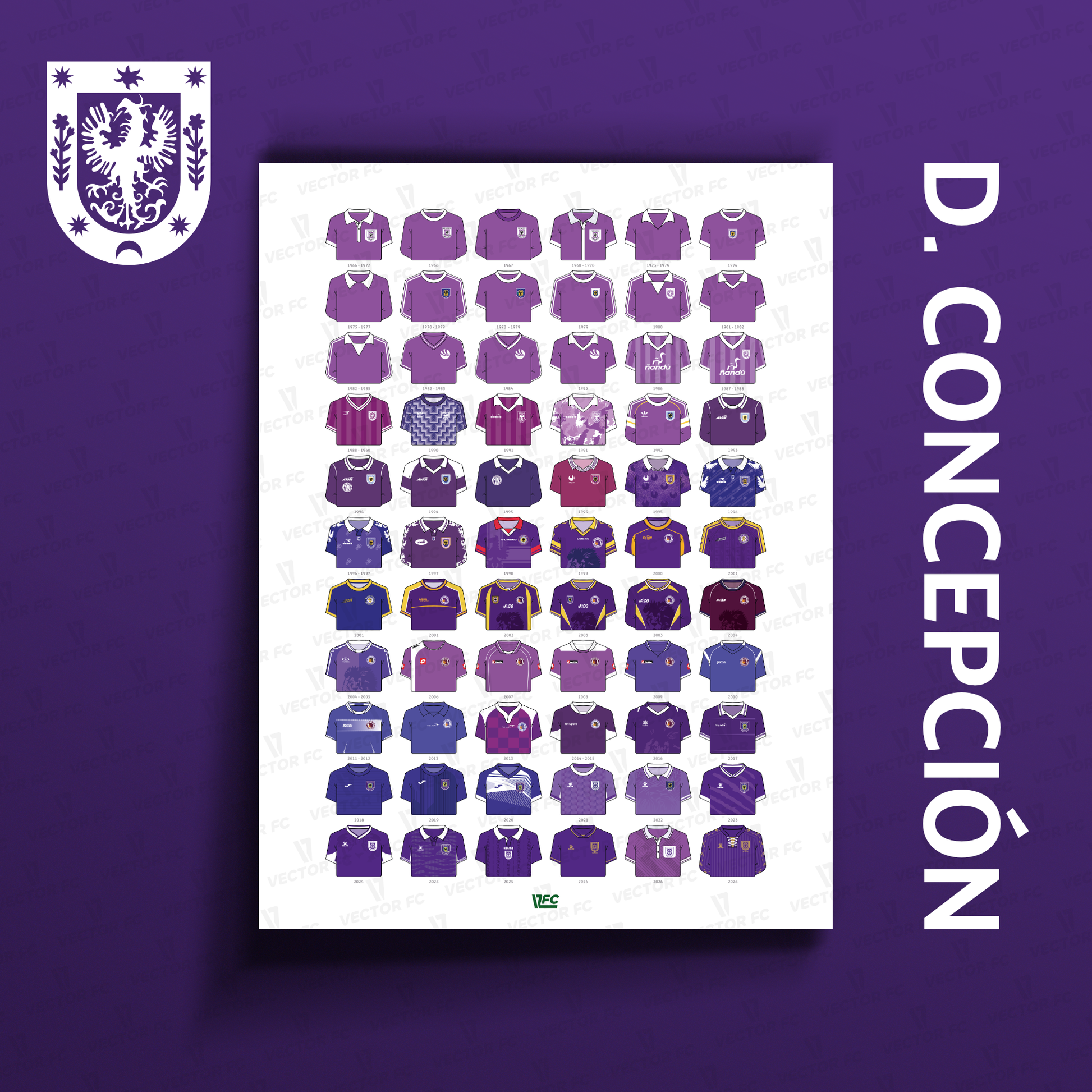 Poster / Deportes Concepción 2026 - Ilustrado por Vector FC