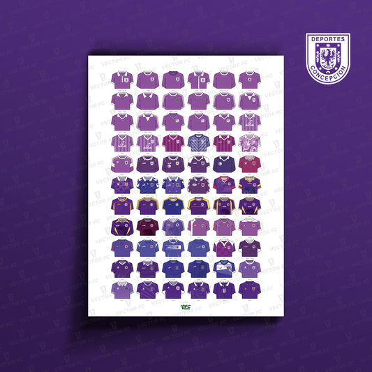 Poster / Deportes Concepción 2026 (1.0) - Ilustrado por Vector FC