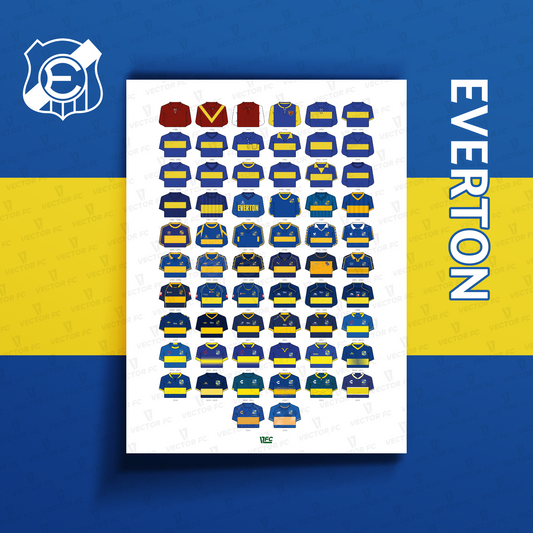 Poster / Camisetas Everton 2026 - Ilustrado por Vector FC
