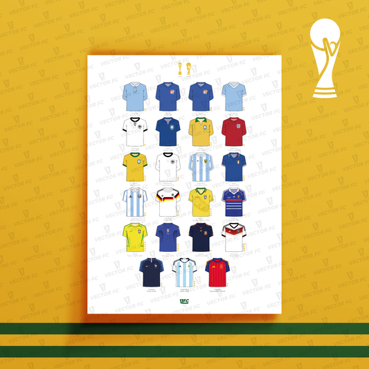 Poster / Camisetas Campeones del Mundo - Ilustrado por Vector FC