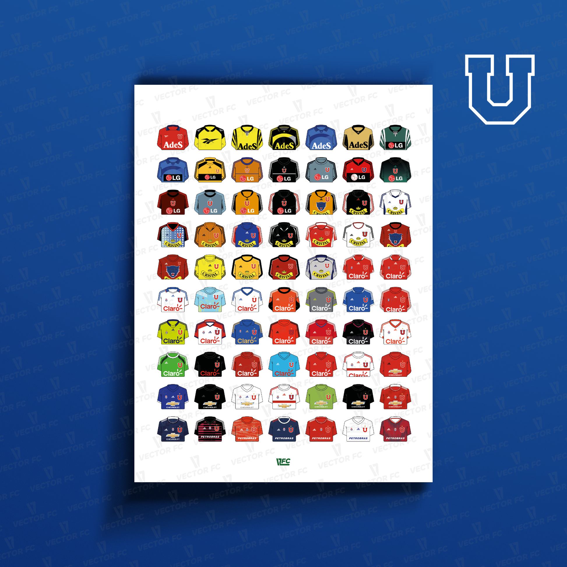 Poster / Camisetas Johnny Herrera - Ilustrado por Vector FC
