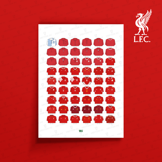 Poster / Camisetas Liverpool FC 26-27 - Ilustrado por Vector FC