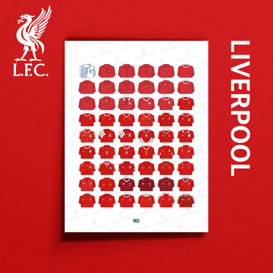 Poster / Camisetas Liverpool FC 26-27 - Ilustrado por Vector FC