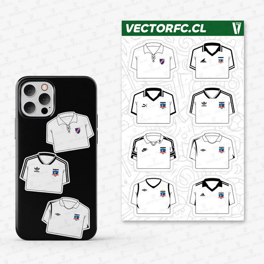 Lámina stickers / Camisetas Colo Colo - Ilustrado por Vector FC