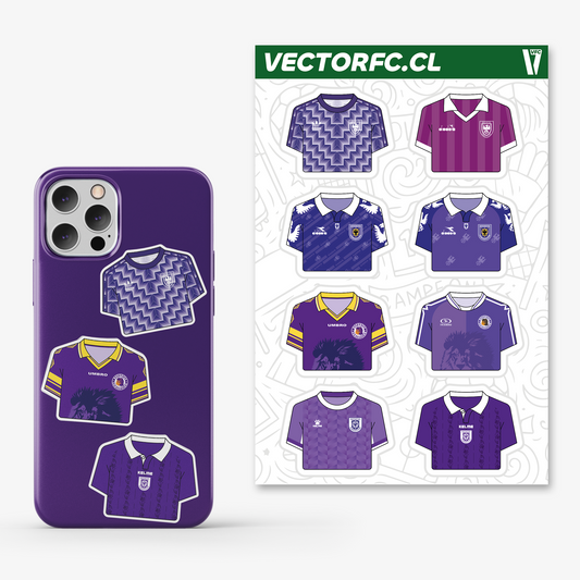 Lámina stickers / Camisetas Coquimbo Unido - Ilustrado por Vector FC