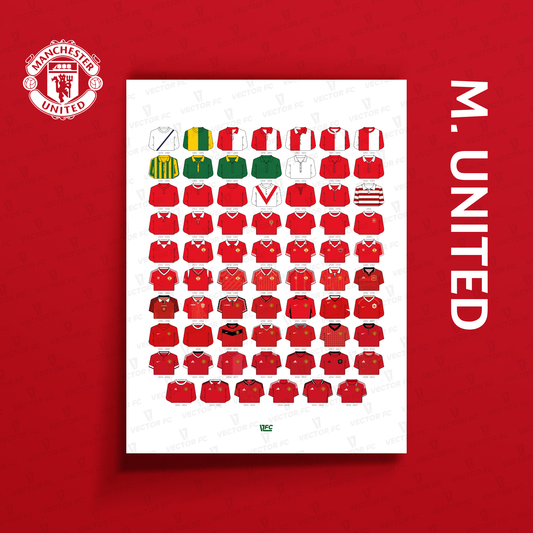Poster / Camisetas Manchester United 26-27 - Ilustrado por Vector FC