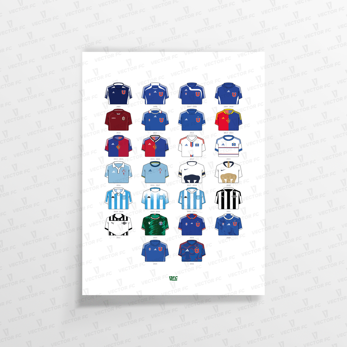 Poster / Camisetas Marcelo Díaz - Ilustrado por Vector FC