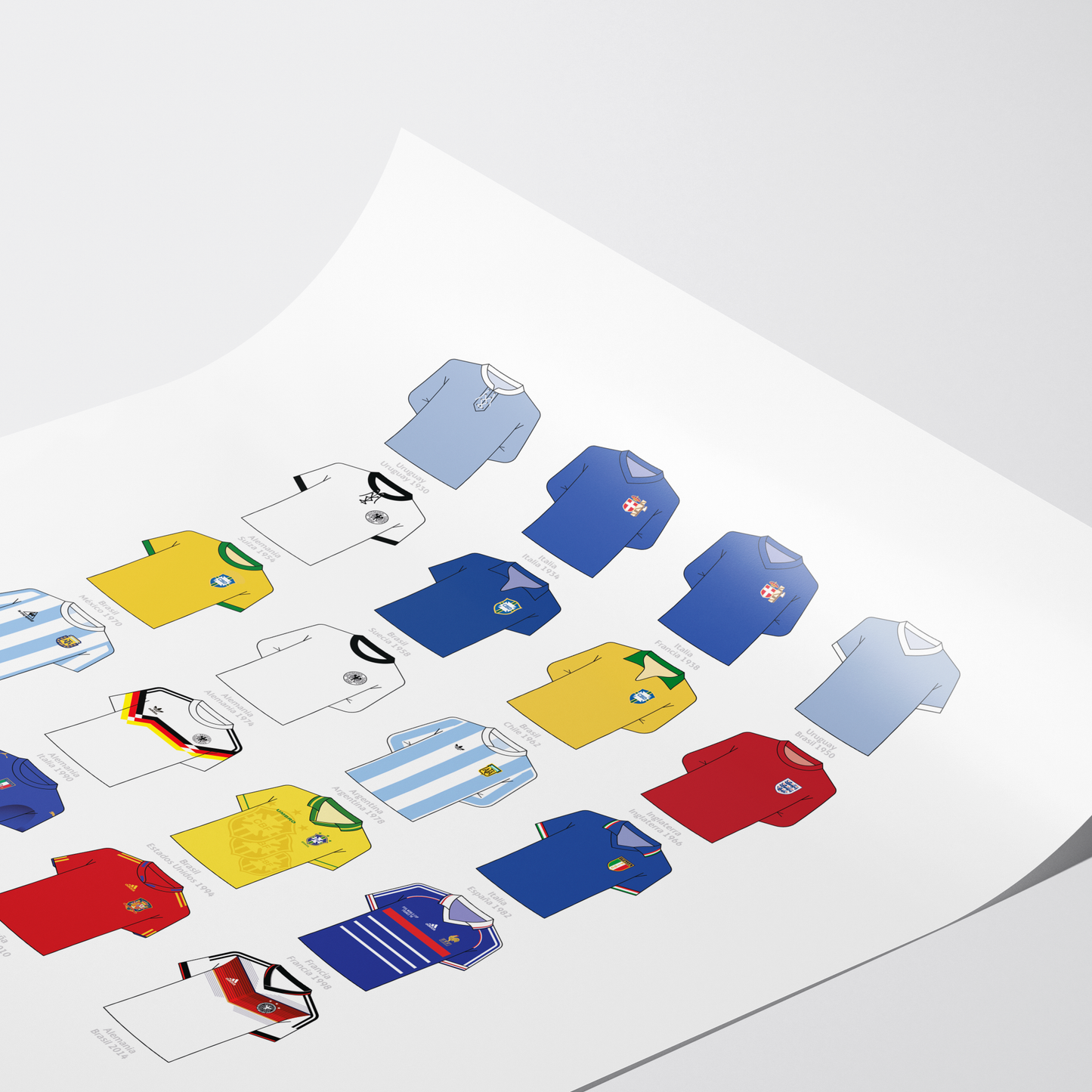 Poster / Camisetas Campeones del Mundo