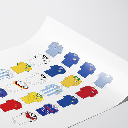 Poster / Camisetas Campeones del Mundo