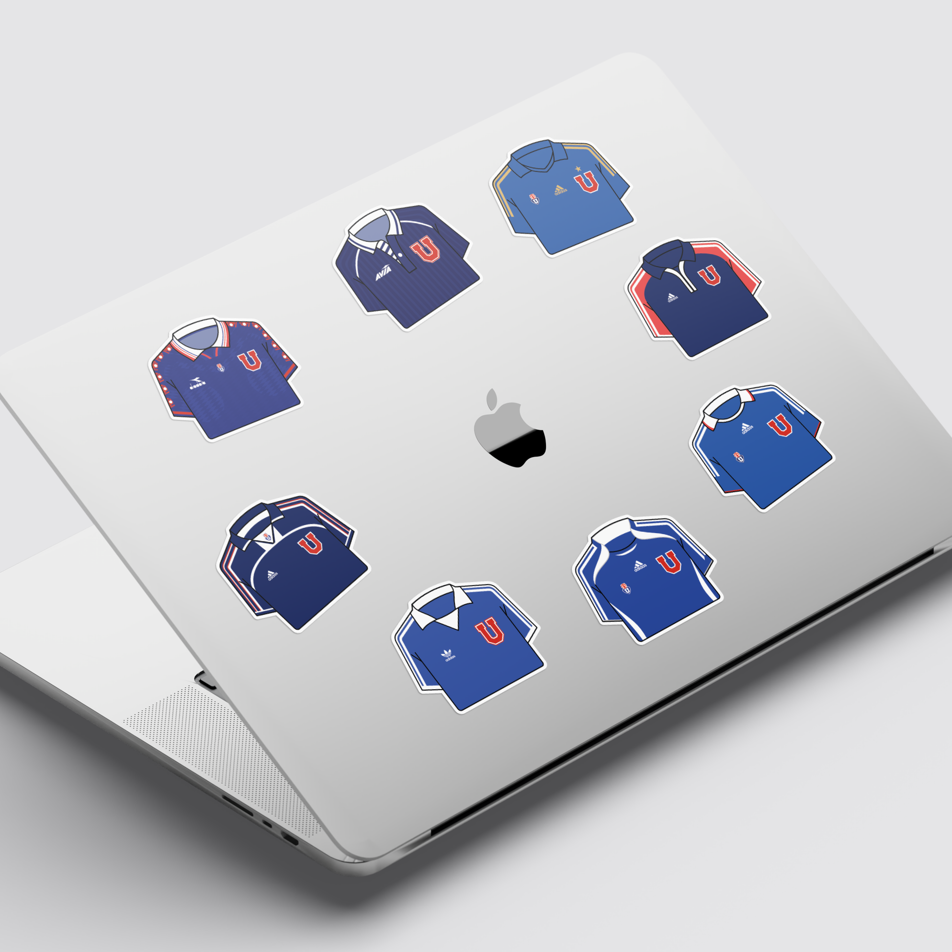 Lámina stickers / Camisetas U. de Chile - Ilustrado por Vector FC