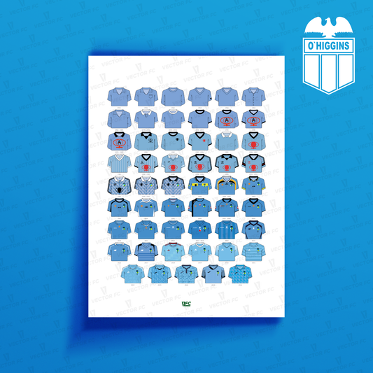 Poster / Camisetas O'Higgins 2026 - Ilustrado por Vector FC
