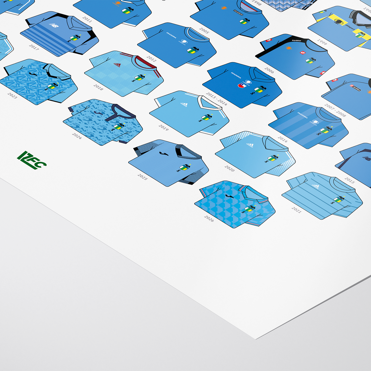 Poster / Camisetas O'Higgins 2026 - Ilustrado por Vector FC